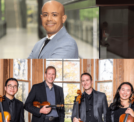 Stewart Goodyear with the New Orford String Quartet concert image